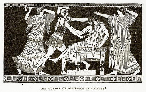 The Murder of Aigisthos by Orestes